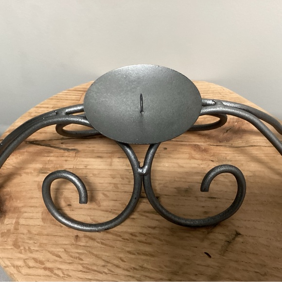 Metal / Iron Crafted Triple Candle Holder - Great Condition - Well Built - Picture 3 of 10